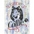 I Love My Collie Novelty Rectangle Sticker Decal