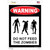 Dont Feed Zombies Novelty Rectangle Sticker Decal