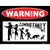 Zombie Family Novelty Rectangle Sticker Decal