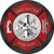 Firefighter Novelty Circle Sticker Decal