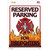 Reserved Firefighters Novelty Rectangle Sticker Decal