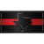 Texas Thin Red Line Novelty Sticker Decal