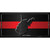 West Virginia Thin Red Line Novelty Sticker Decal