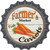 Farmers Market Carrots Novelty Bottle Cap Sticker Decal