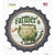 Farmers Market Cauliflower Novelty Bottle Cap Sticker Decal