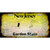 New Jersey State Rusty Novelty Metal License Plate