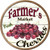 Farmers Market Cherries Novelty Circle Sticker Decal
