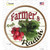 Farmers Market Radish Novelty Circle Sticker Decal