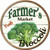 Farmers Market Broccoli Novelty Circle Sticker Decal