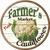 Farmers Market Cauliflower Novelty Circle Sticker Decal