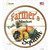 Farmers Market Squash Novelty Circle Sticker Decal