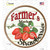 Farmers Market Strawberries Novelty Circle Sticker Decal