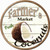 Farmers Market Coconut Novelty Circle Sticker Decal