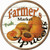 Farmers Market Apricots Novelty Circle Sticker Decal