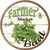 Farmers Market Basil Novelty Circle Sticker Decal
