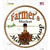 Farmers Market Maple Syrup Novelty Circle Sticker Decal