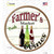 Farmers Market Wines Novelty Circle Sticker Decal