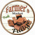 Farmers Market Fudge Novelty Circle Sticker Decal