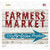 Farmers Market Locally Grown Produce Novelty Rectangle Sticker Decal