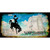 Wyoming State Rusty Novelty Metal License Plate