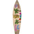 Drink One With The Tiki Novelty Surfboard Sticker Decal