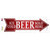 Ice Cold Beer Sold Here Novelty Arrow Sticker Decal