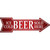 Ice Cold Beer Sold Here Novelty Arrow Sticker Decal