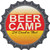 Beer Camp Novelty Bottle Cap Sticker Decal