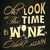 Wine O Clock Novelty Square Sticker Decal