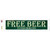 Free Beer Novelty Narrow Sticker Decal