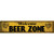 Welcome Beer Zone Novelty Narrow Sticker Decal