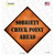 Sobriety Check Point Novelty Diamond Sticker Decal