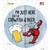 Crawfish and Beer Novelty Circle Sticker Decal