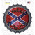 Rebel To The Core Novelty Bottle Cap Sticker Decal