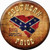 Southern Pride South Carolina Novelty Circle Sticker Decal