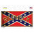 Gold Redneck Confederate Flag Novelty Sticker Decal