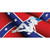Rebel Flag Mudflap Cowgirl Novelty Sticker Decal