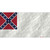 Second Confederate Flag Novelty Sticker Decal