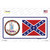Confederate Flag Virginia Seal Novelty Sticker Decal