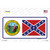 Confederate Flag North Carolina Seal Novelty Sticker Decal