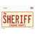 Sheriff Novelty Sticker Decal