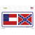 Confederate Robert E Lee Flag Novelty Sticker Decal