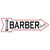 Barber Shop Novelty Arrow Sticker Decal