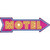 Motel Novelty Arrow Sticker Decal
