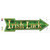 Irish Luck Novelty Arrow Sticker Decal