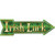 Irish Luck Novelty Arrow Sticker Decal