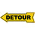 Detour to the Left Novelty Arrow Sticker Decal
