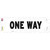One Way Right Novelty Arrow Sticker Decal