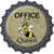 Office of the Queen Novelty Bottle Cap Sticker Decal