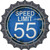 Speed Limit 55 Novelty Bottle Cap Sticker Decal
